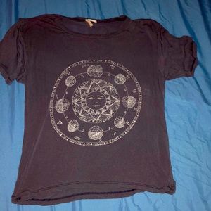 Zodiac sign tee flimsy fabric